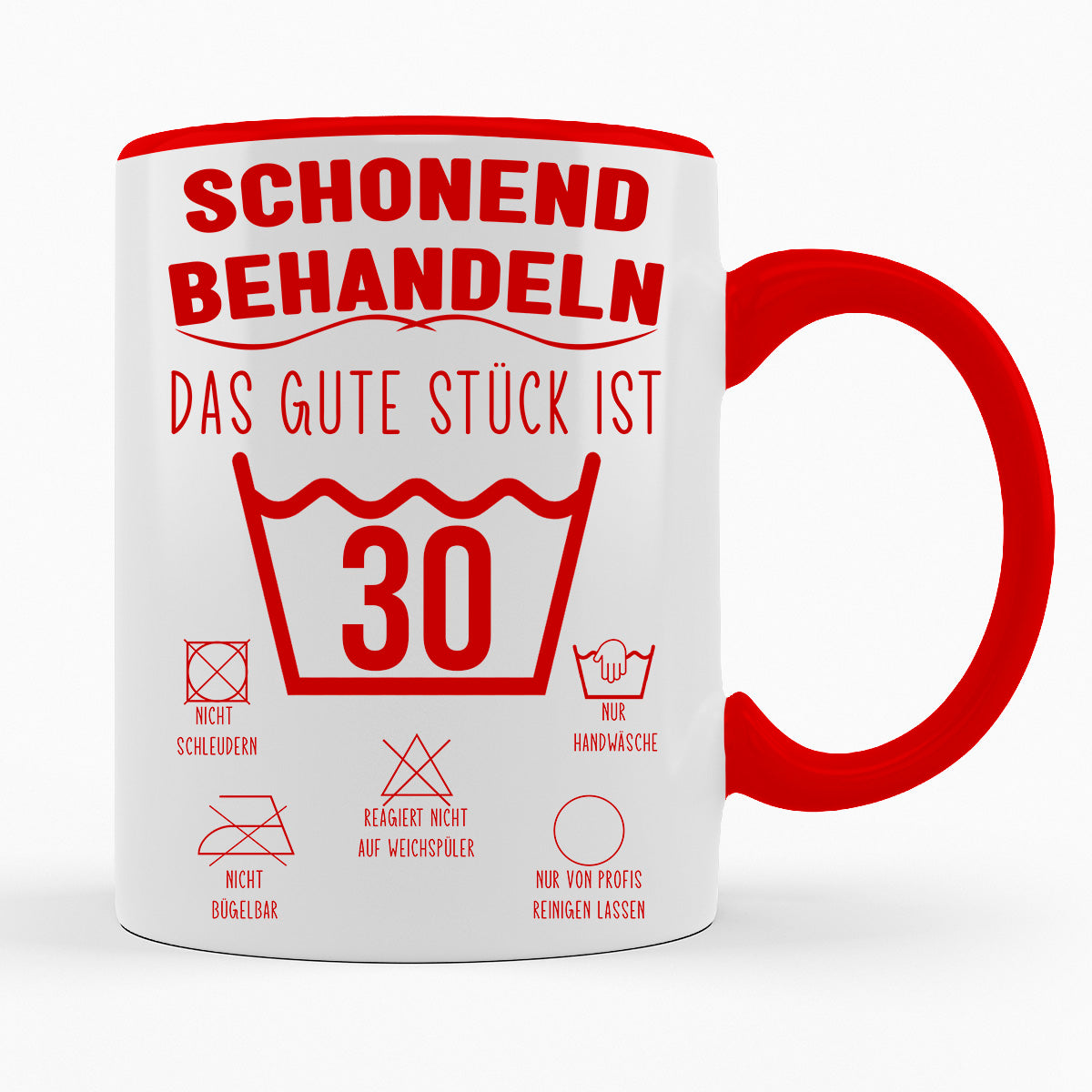 SCHONEND BEHANDELN DAS GUTE STÜCK IST - VERSCH. ALTER - TASSE