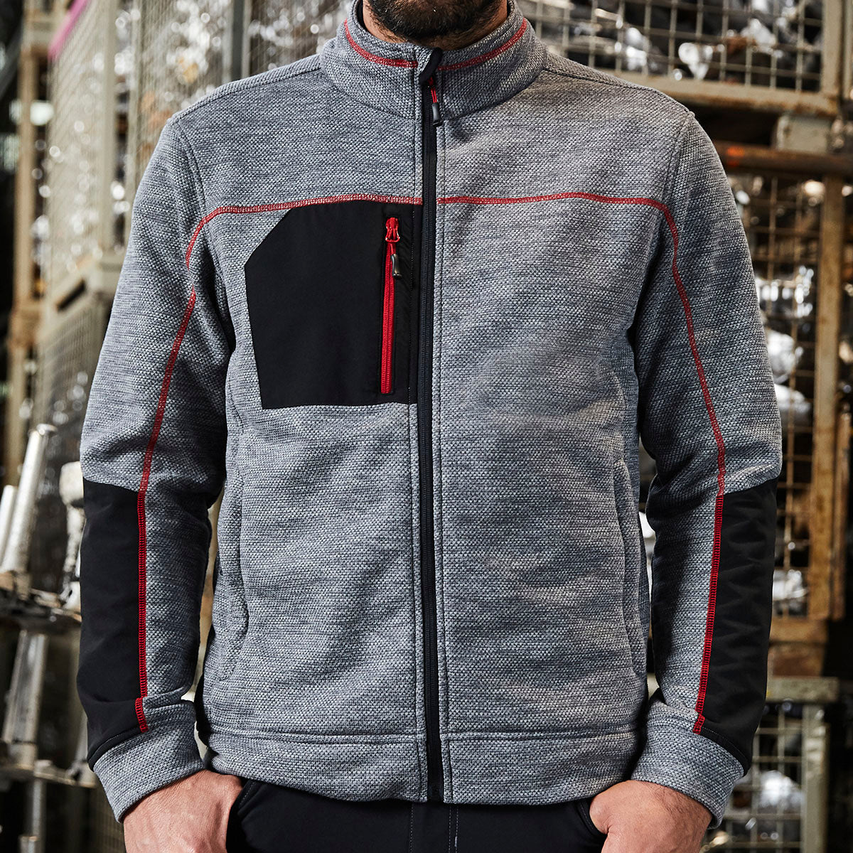 FLEECE-JACKE "STRUCTURE"| WORKWEAR