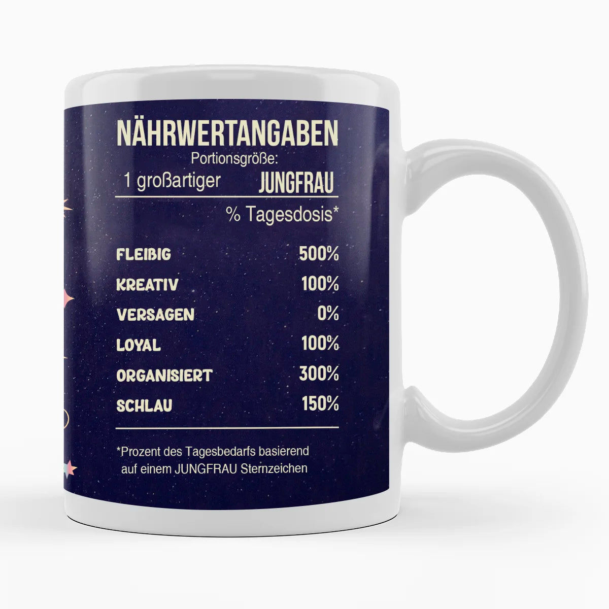 JUNGFRAU STERNZEICHEN TASSE