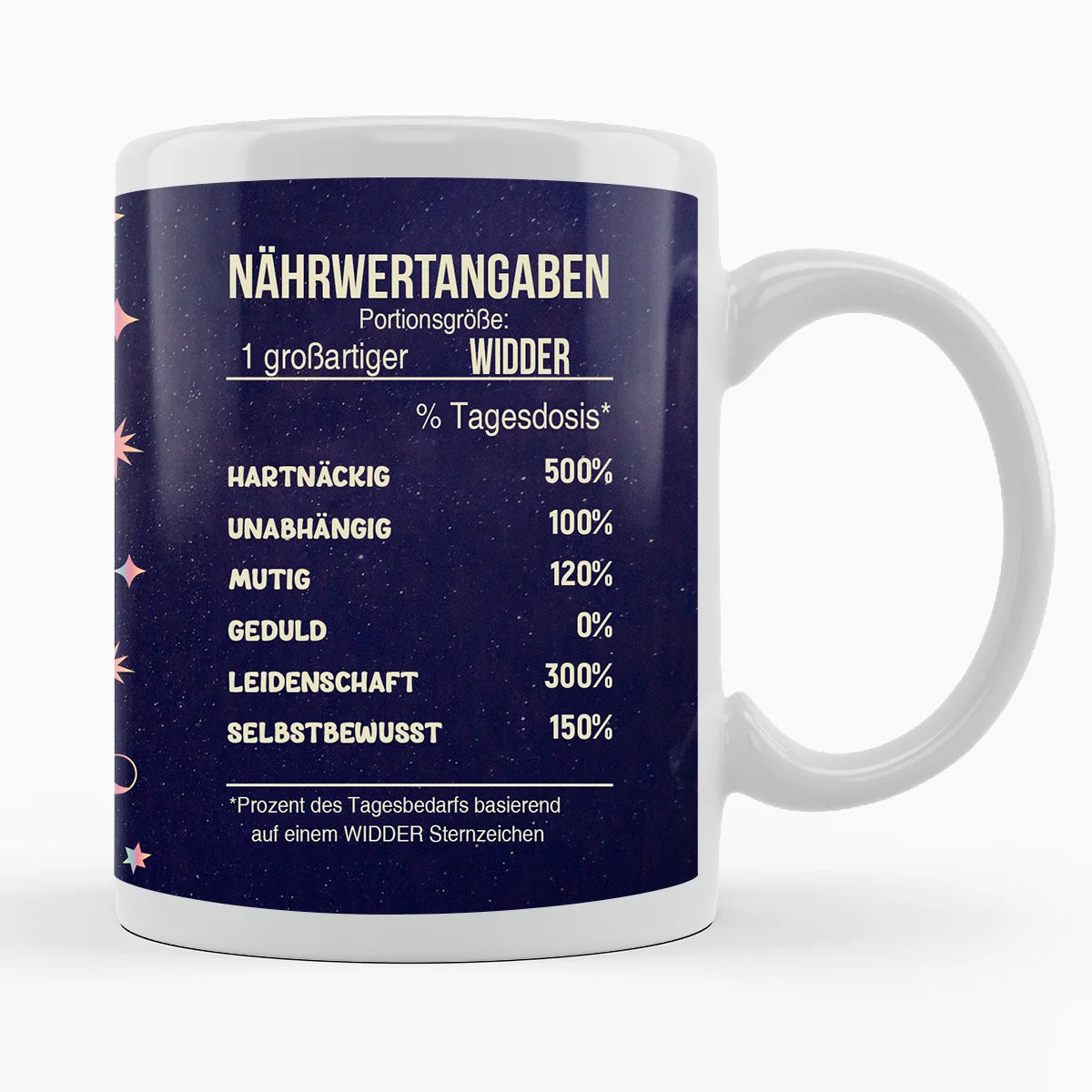 WIDDER STERNZEICHEN TASSE