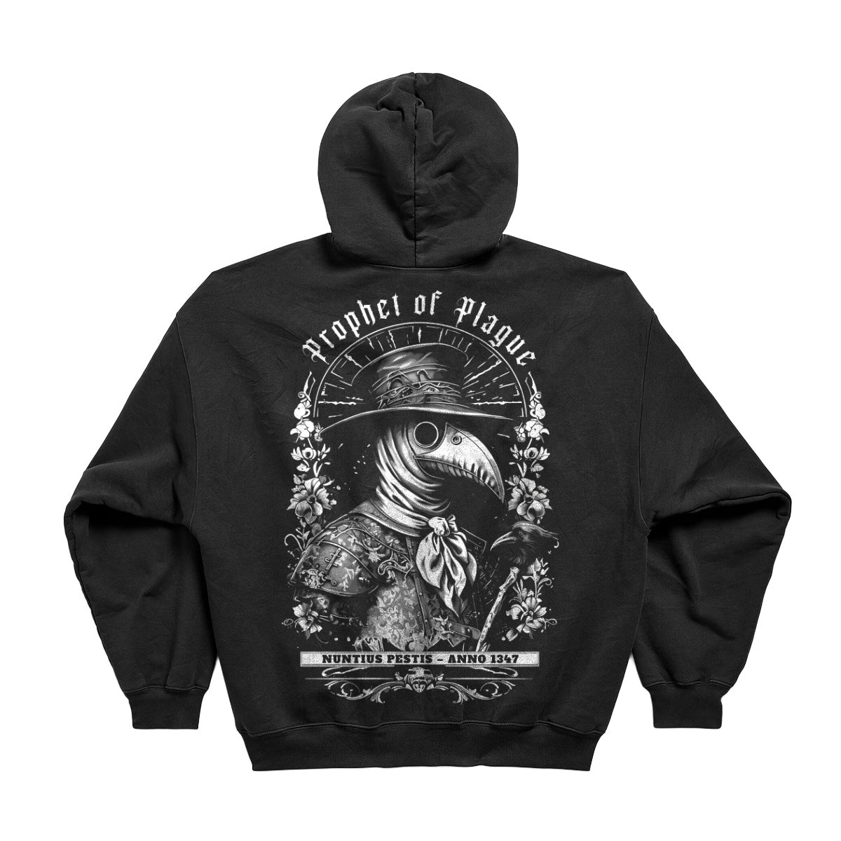 PROPHET OF PLAGUE OVERSIZED GOTHIC HOODIE