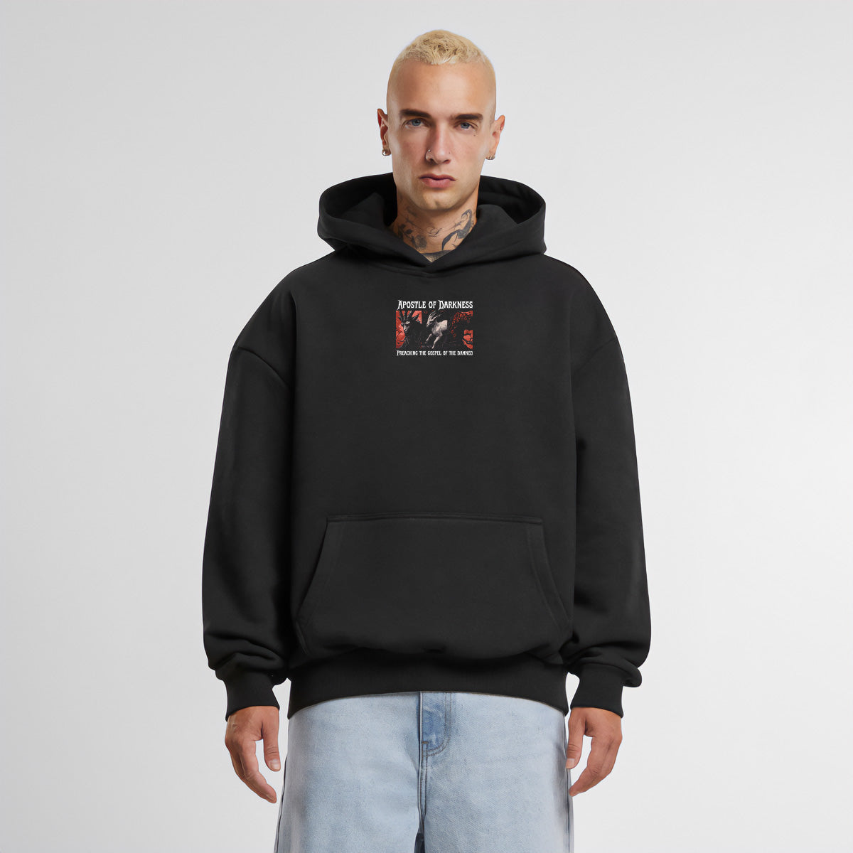APOSTEL OF DARKNESS OVERSIZED SATANIC HOODIE