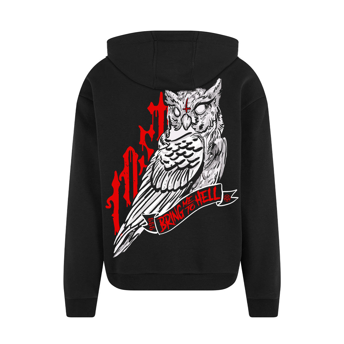 BRING ME TO HELL OVERSIZED GOTHIC HOODIE