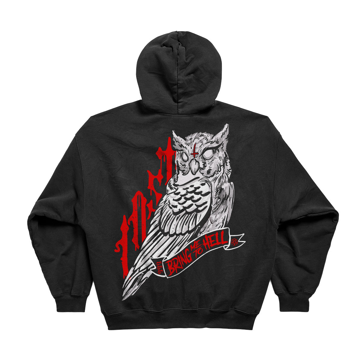 BRING ME TO HELL OVERSIZED GOTHIC HOODIE