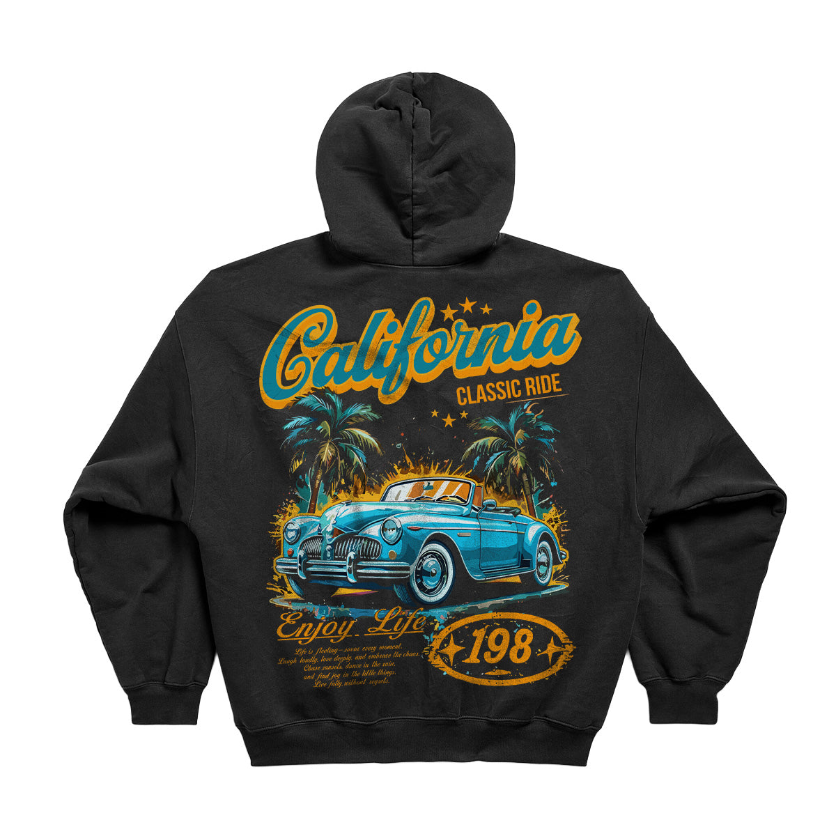 CALIFORNIA CLASSIC OVERSIZED VINTAGE HOODIE