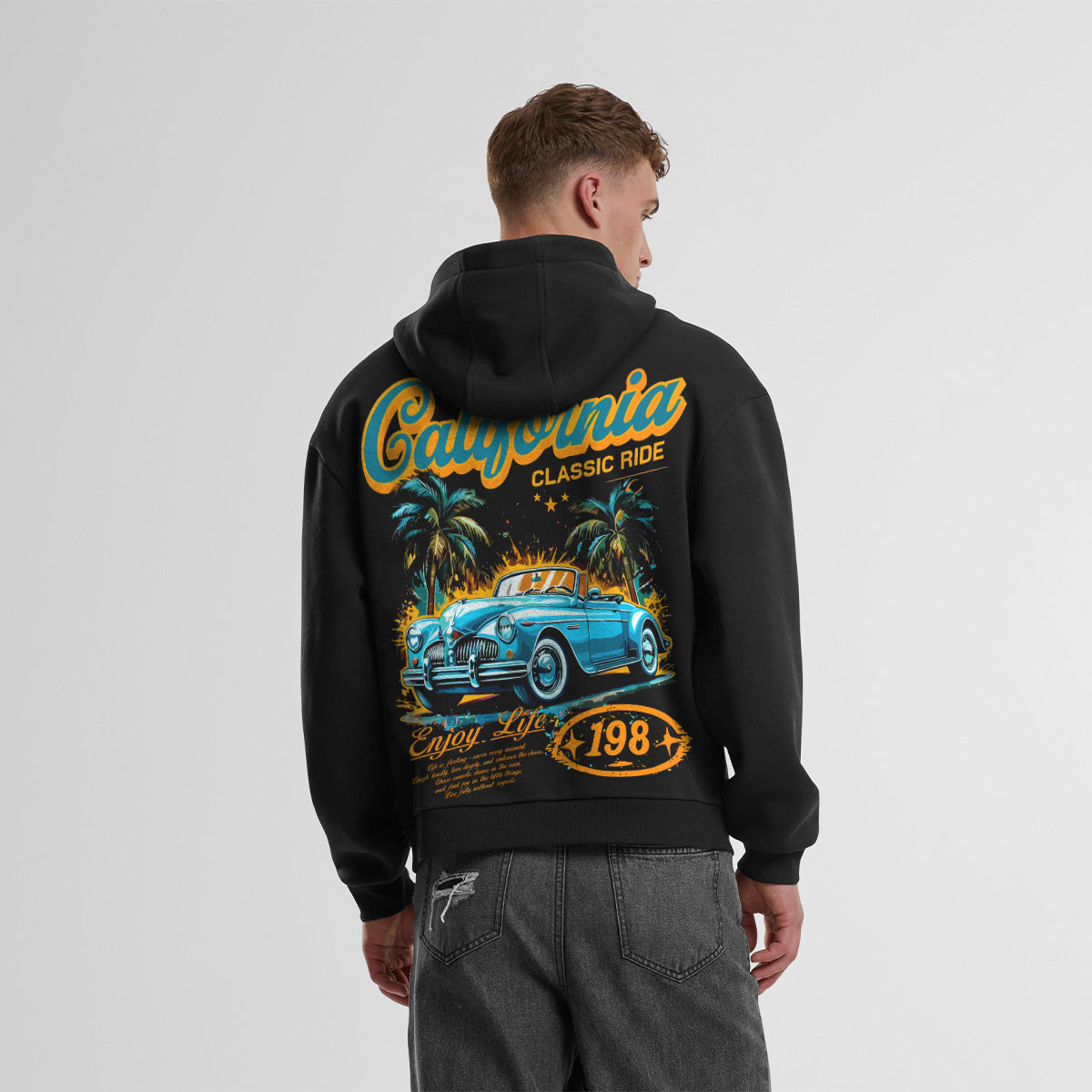 CALIFORNIA CLASSIC OVERSIZED VINTAGE HOODIE