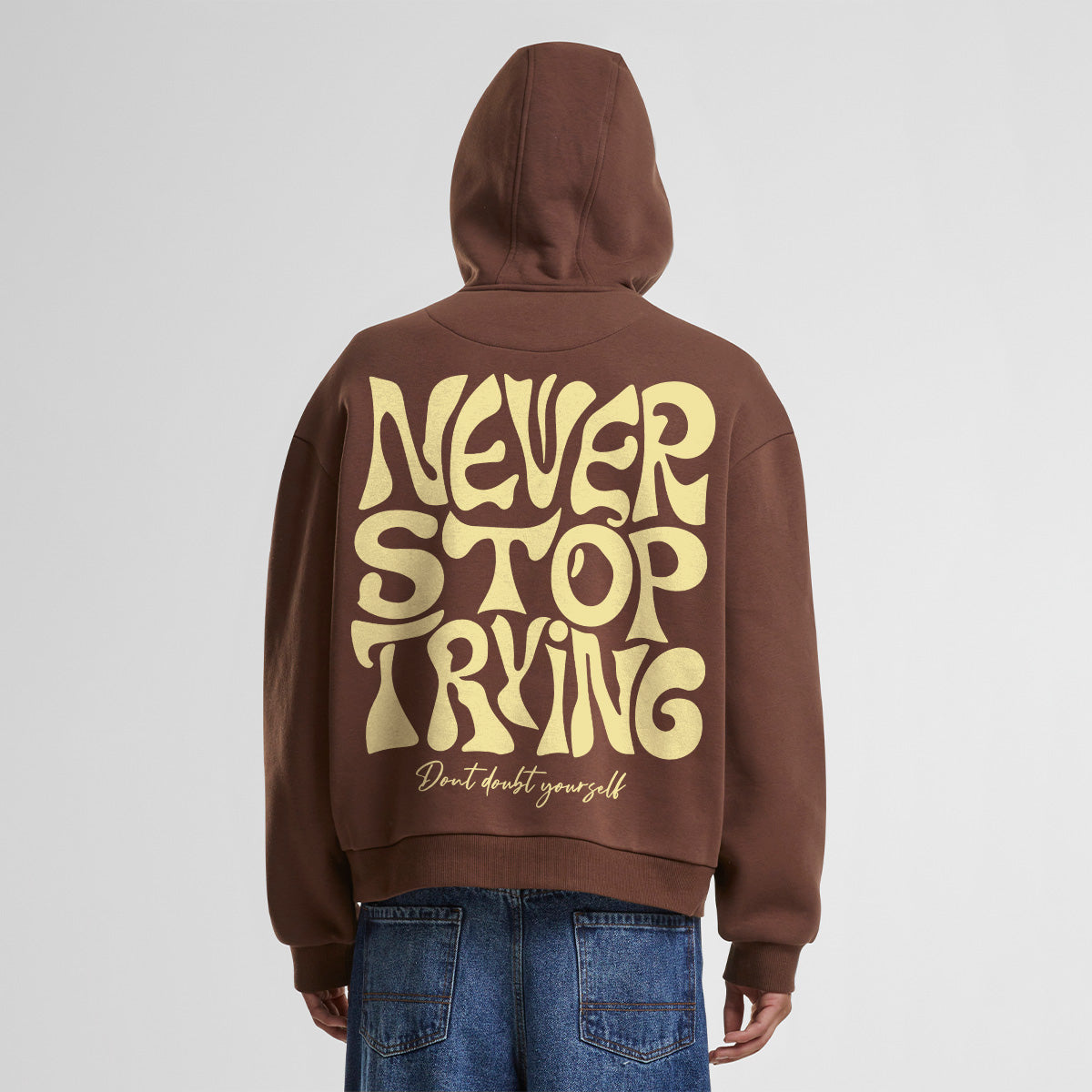 DONT DOUBT YOURSELF OVERSIZED CLASSIC HOODIE