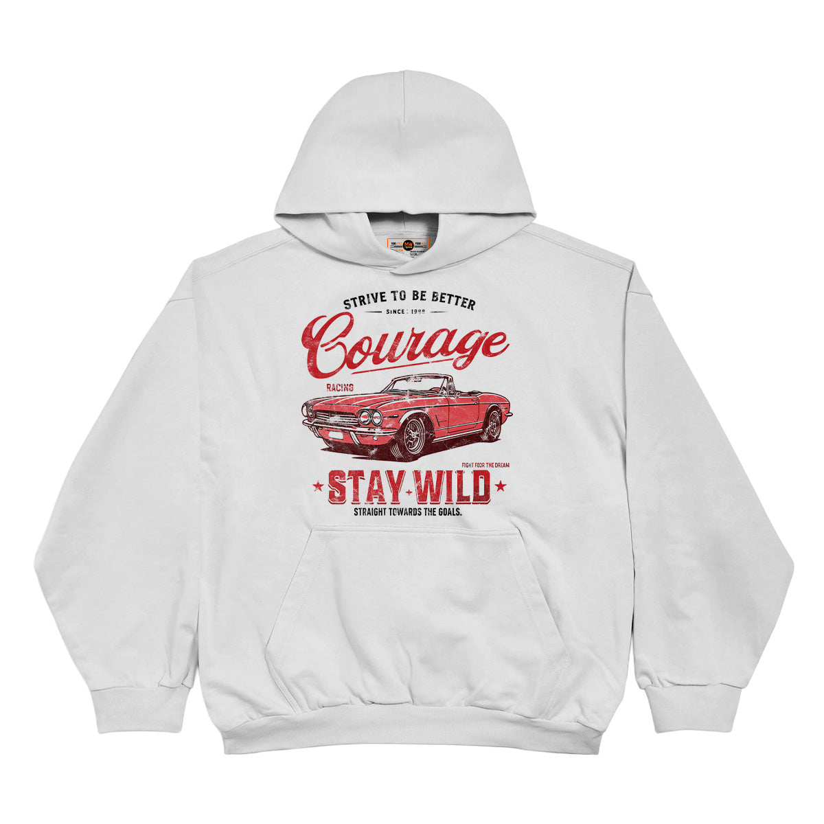 STAY WILD OVERSIZED VINTAGE HOODIE