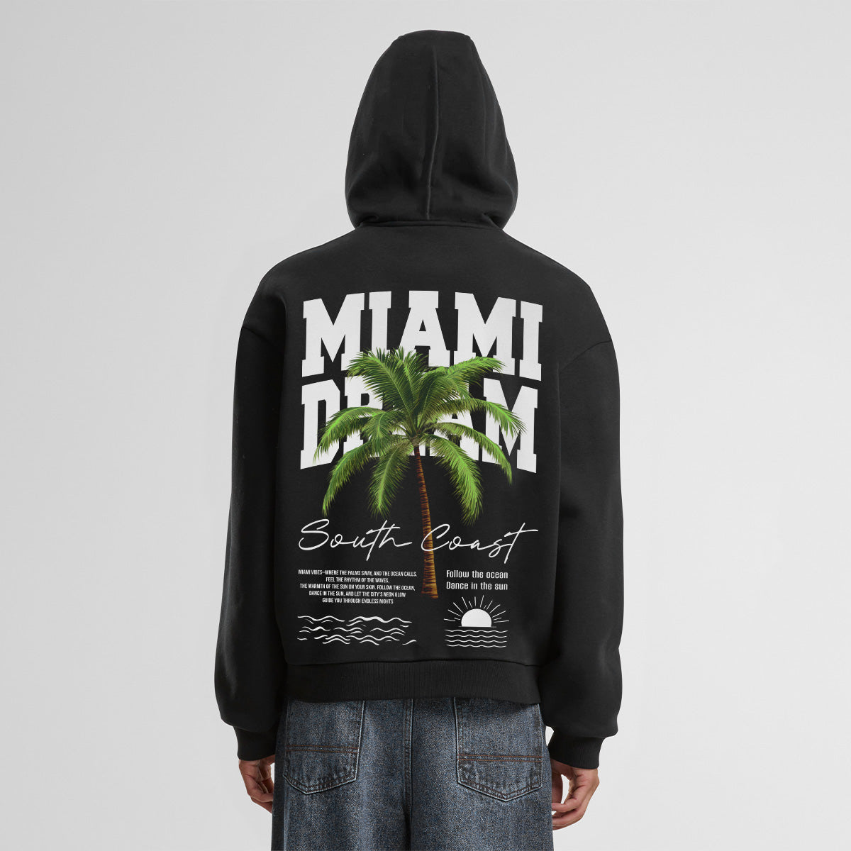 MIAMI DREAM OVERSIZED CLASSIC HOODIE