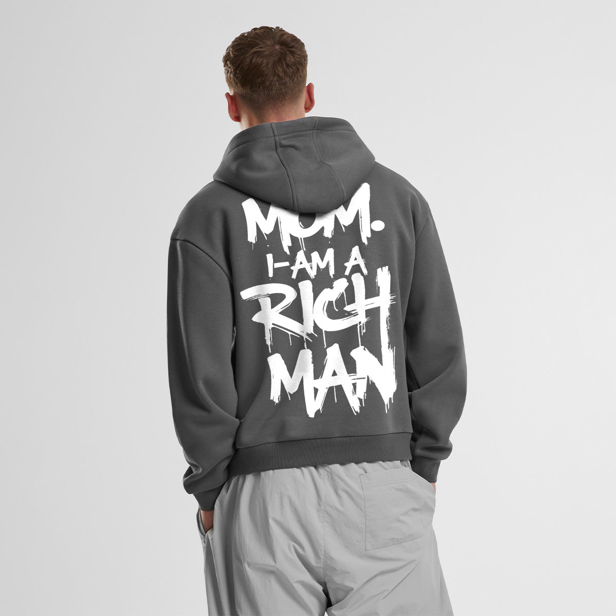 MOM I AM A RICH MAN OVERSIZED CLASSIC HOODIE