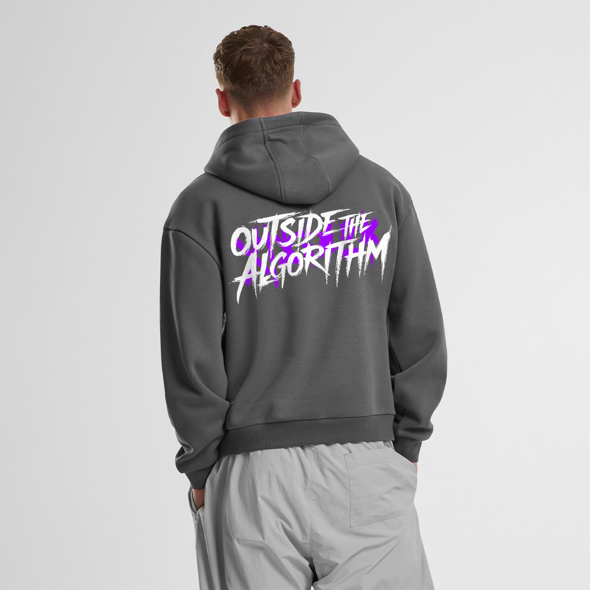 OUTSIDE THE ALGORITHM OVERSIZED CLASSIC HOODIE
