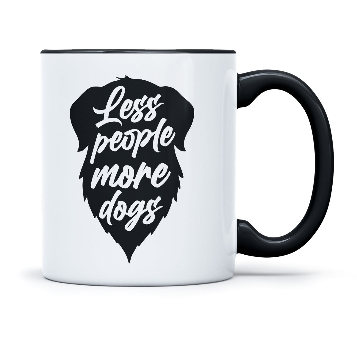 LESS PEOPLE MORE DOGS - TASSE